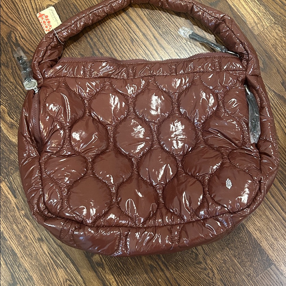 Free People Movement Stylish Nutmeg Quilted Women's Bag